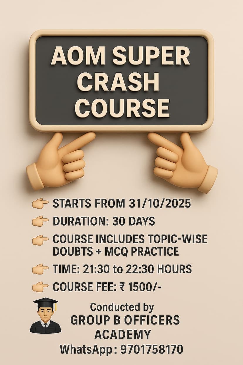Expert Guidance - Group B Officers Academy