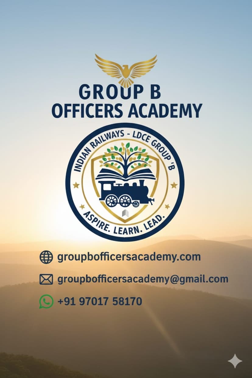 Group B Officers Academy Vision
